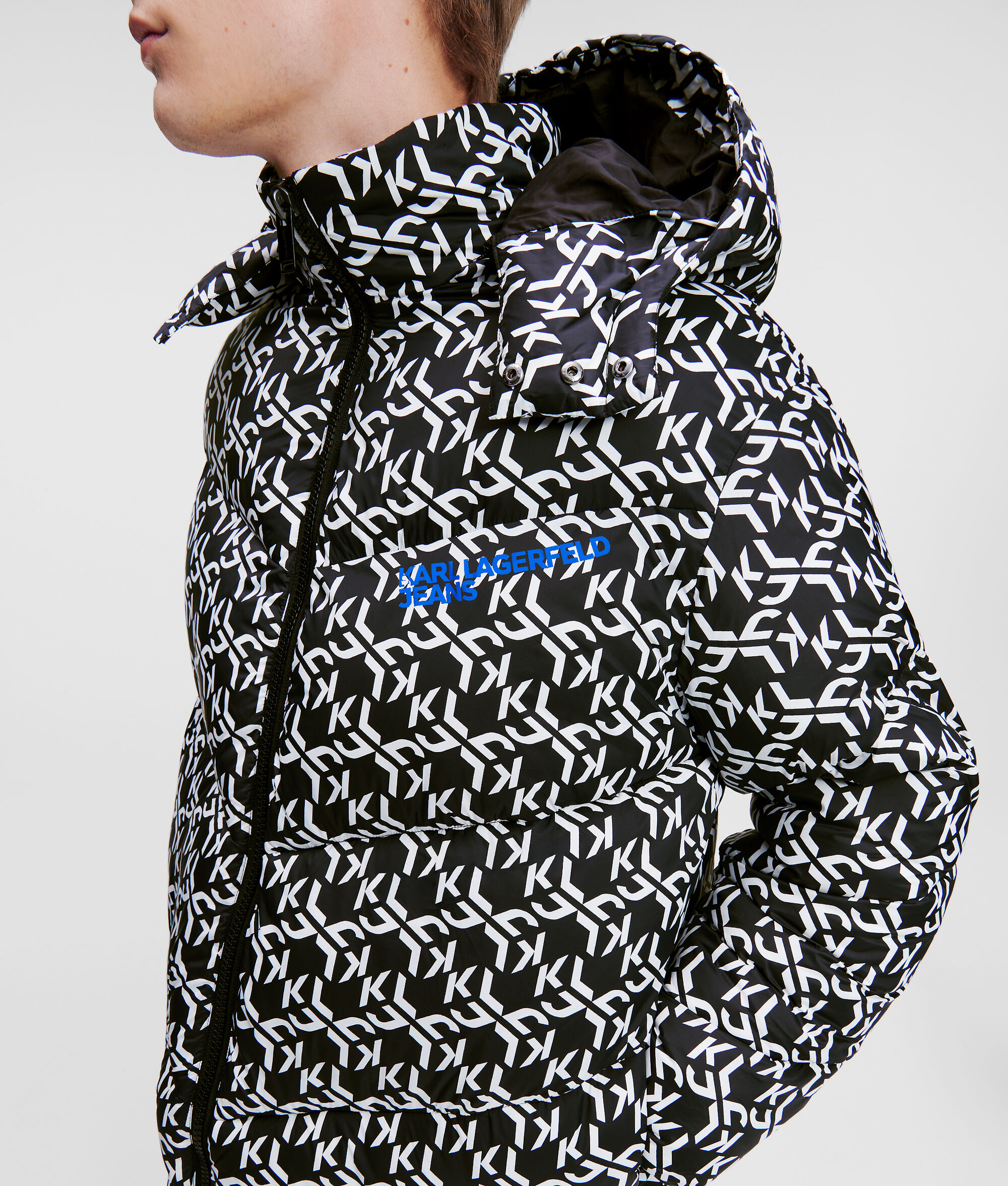 (image for) High Quality KLJ MONOGRAM PUFFER JACKET